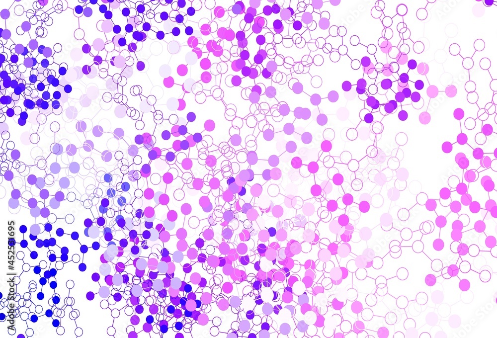 Light Purple, Pink vector template with artificial intelligence structure. Light Purple, Pink vector template with artificial intelligence structure.