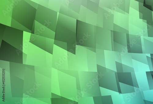 Light Green vector layout with lines  rectangles.
