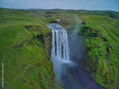 Sk  gafoss Waterfall in Sk  gar Iceland