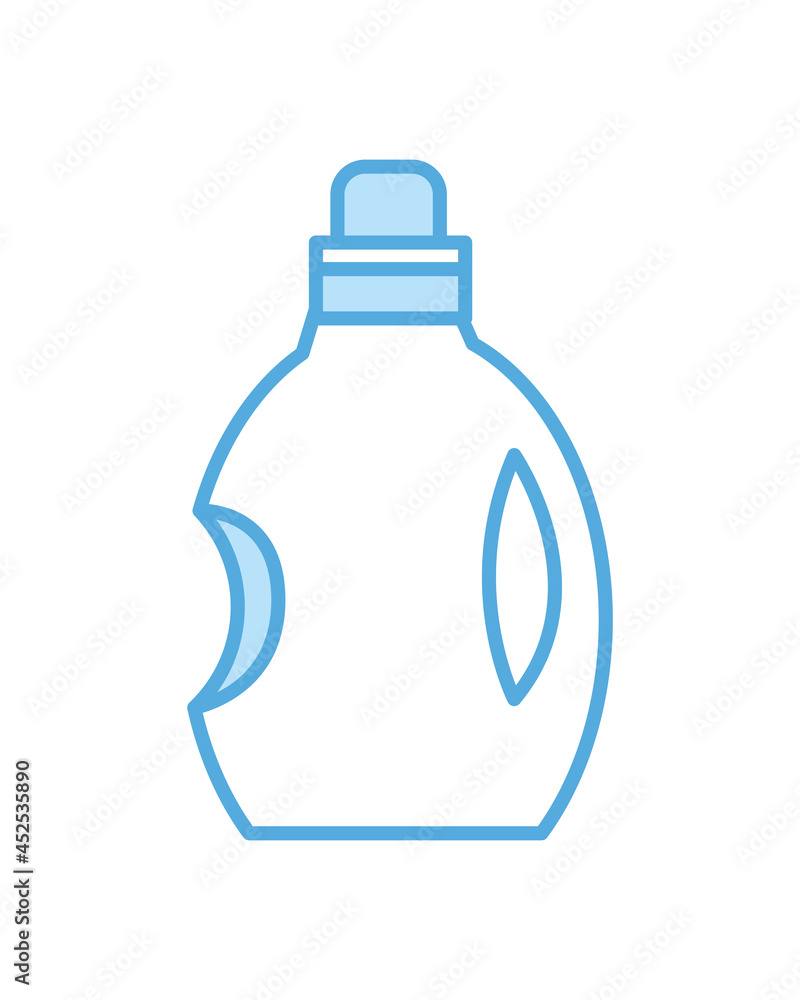 isolated bottle plastic detergent isolated bottle plastic detergent