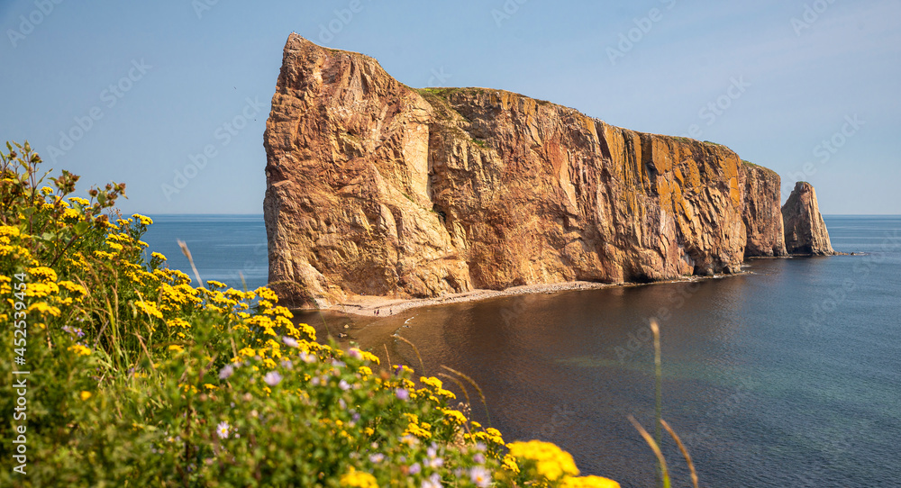 Rocher Percé in the city of Percé in Quebec, Canada