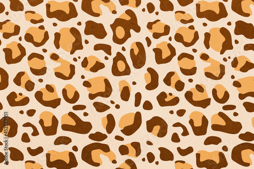 Leopard retro skin pattern. Abstract retro texture background.