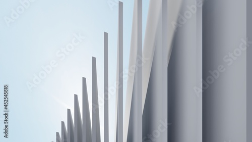 Abstract background geometric pattern of design 3d render