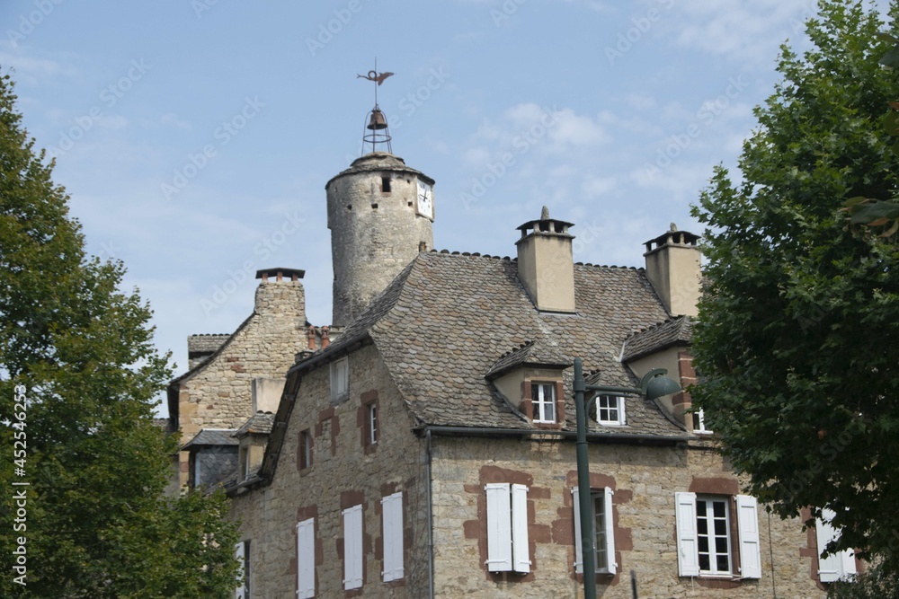 La Canourgue, Lozère, Occitanie, France, connue sous le nom de La petite Venise lozérienne, labélisé Village Etape
