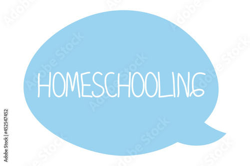 homeschooling lettering design