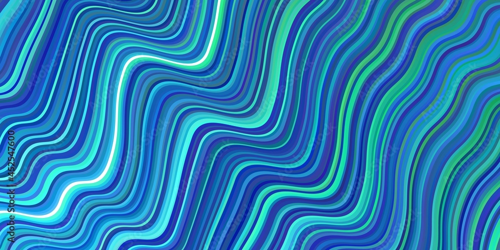 Light Blue, Green vector background with wry lines. Light Blue, Green vector background with wry lines.