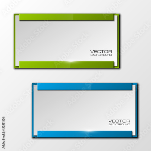 Colloquial cloud vector banner. The original form as two form, overlapping. The flat image. Advertising Design shape. Vector label tag.