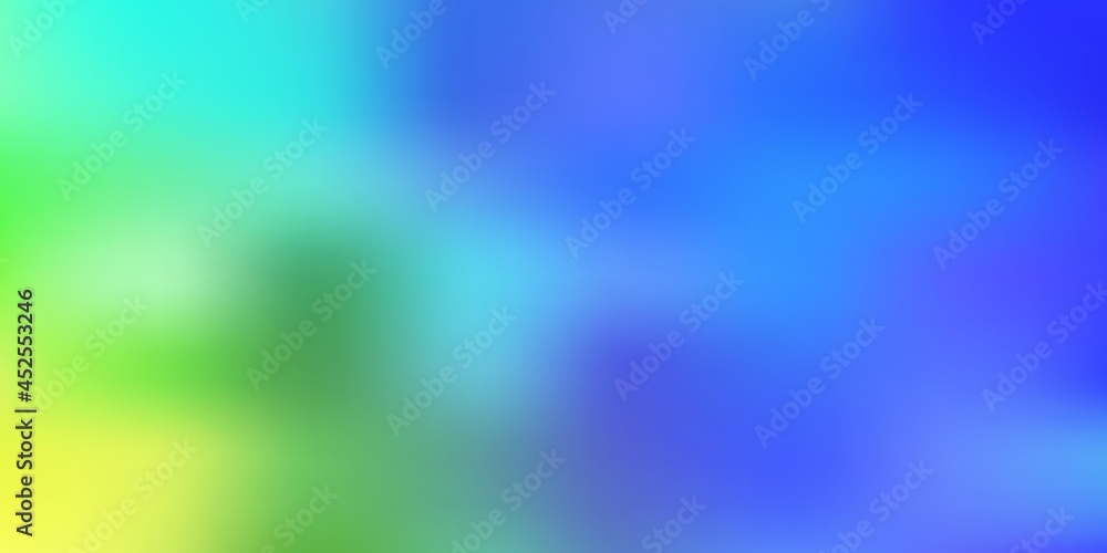 Light blue, green vector blurred pattern. Light blue, green vector blurred pattern.