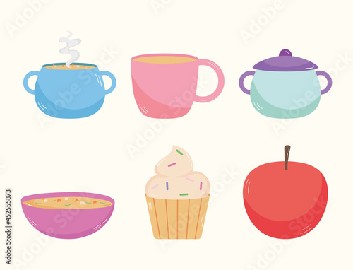 home food icon collection