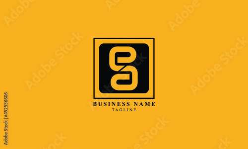 EAS, ESA, Abstract initial monogram letter alphabet logo design