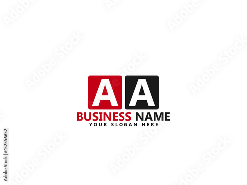 Letter AA logo, aa a a logo icon design vector for all kind of use