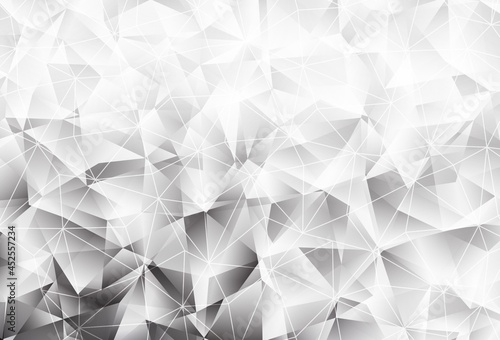 Light Gray vector pattern with polygonal style.