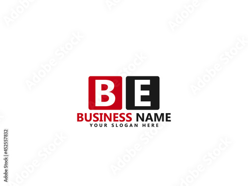 Letter BE logo, be logo icon design vector for all kind of use