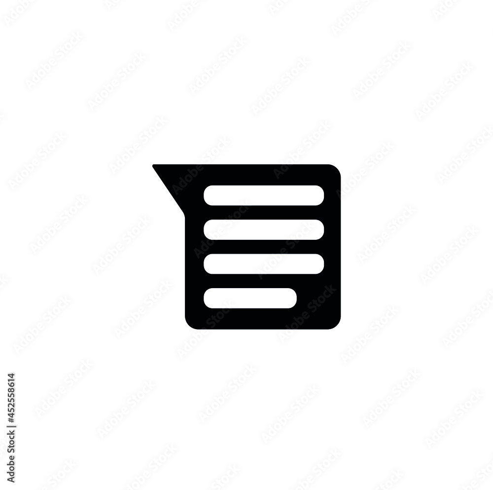 Messages vector icon. simple sms symbol illustration Messages vector icon. simple sms symbol illustration