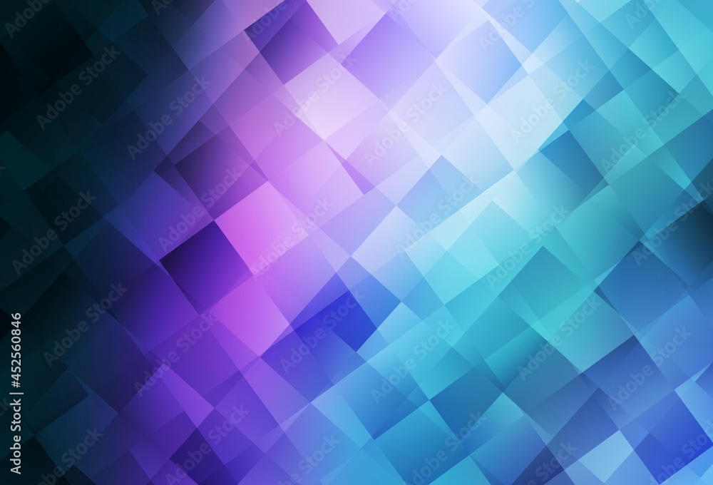 Dark Pink, Blue vector pattern in square style. Dark Pink, Blue vector pattern in square style.