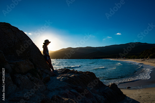 Sonnenuntergang am Plage de Cupabia - Korsika