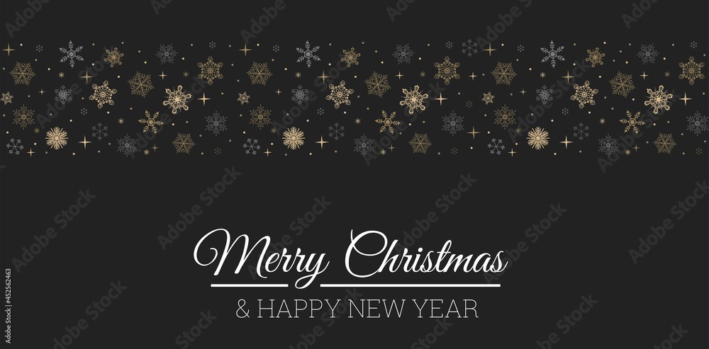 Merry Christmas and Happy New Year elegant greeting card with snowflakes, Christmas design for invitation,banner,poster,web, background, wallpaper, mobile. Linear snowflakes holiday design Merry Christmas and Happy New Year elegant greeting card with snowflakes, Christmas design for invitation,banner,poster,web, background, wallpaper, mobile. Linear snowflakes holiday design