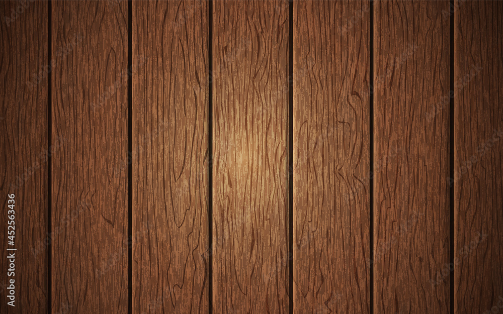 Realistic oak wood texture background vector