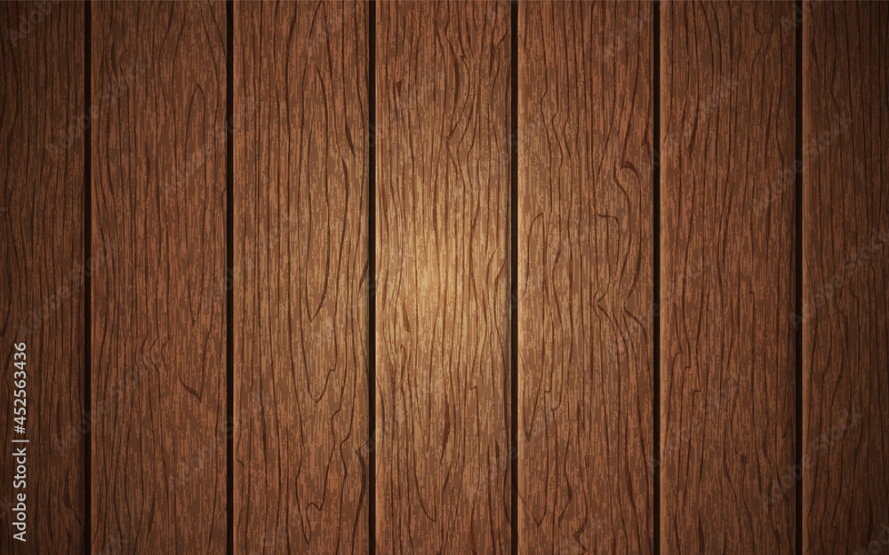 Fototapeta premium Realistic oak wood texture background vector