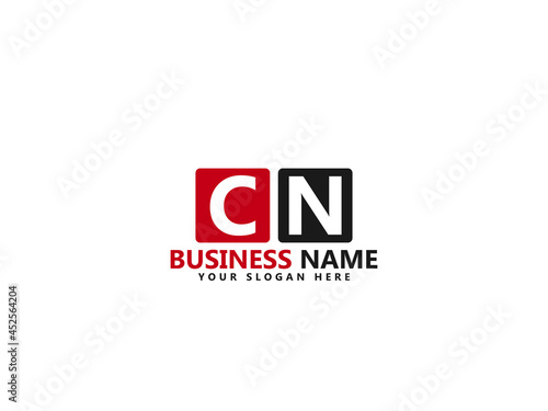 Letter CN logo, cn logo icon design vector for all kind of use