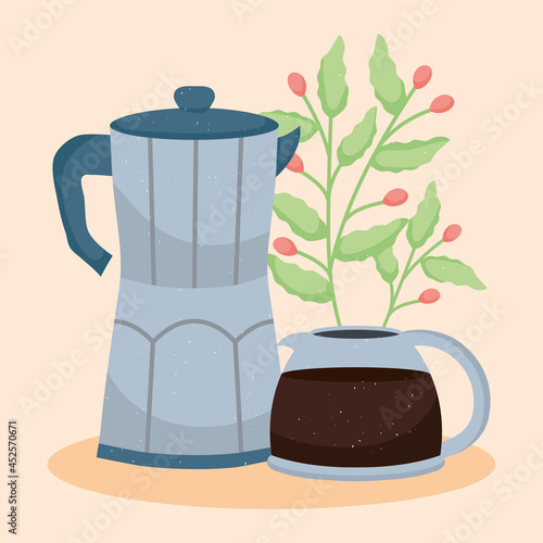 coffee illustration design