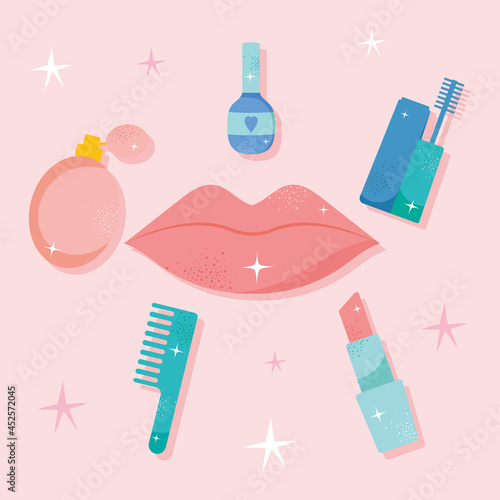 lips and beauty illustration