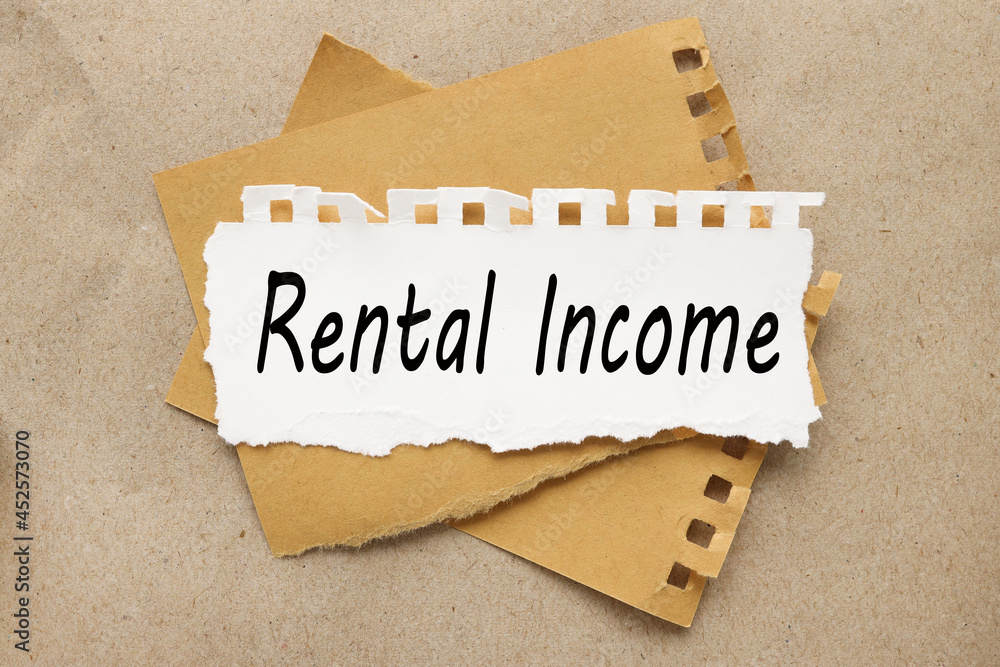 Background For Rent Paper Rental Income, white torn paper on brown torn paper background. craft ...