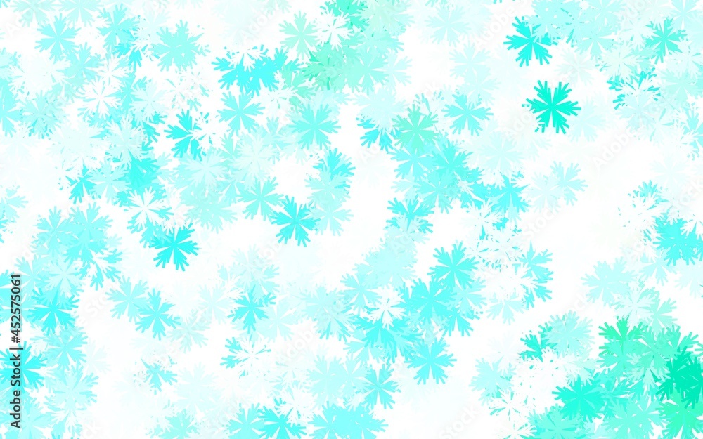 Light Green vector abstract design with flowers. Light Green vector abstract design with flowers.