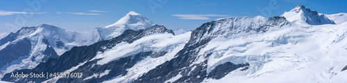 les cimes enneigées des alpes bernoises photo