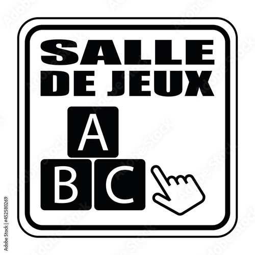 Logo salle de jeux.