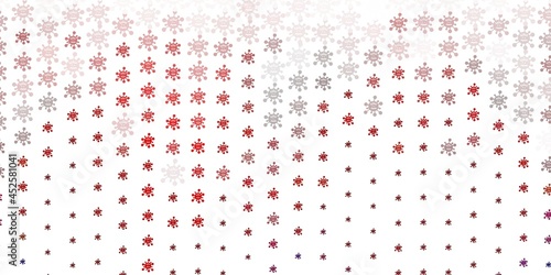 Light Purple, Pink vector texture with disease symbols.