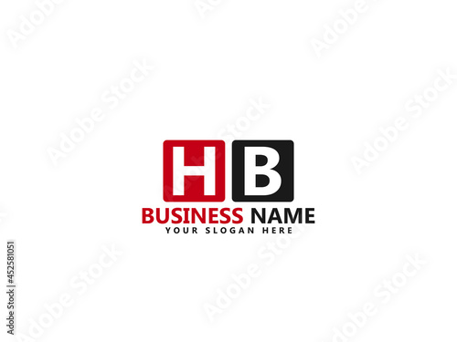 Letter HB logo, hb logo icon design vector for all kind of use