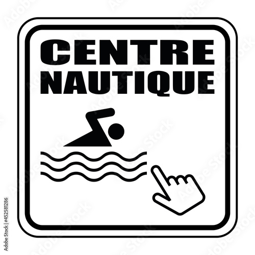Logo centre nautique.