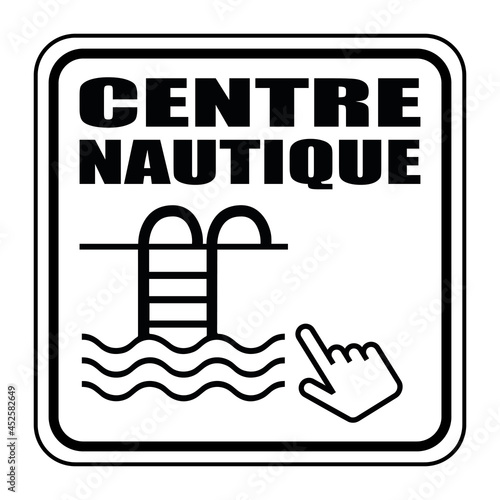 Logo centre nautique.