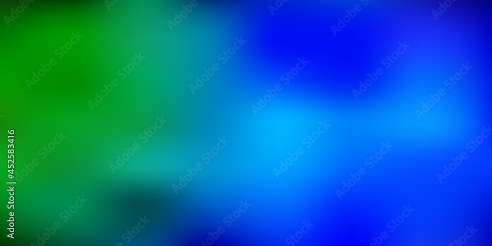 Obraz premium Light blue, red vector gradient blur pattern.