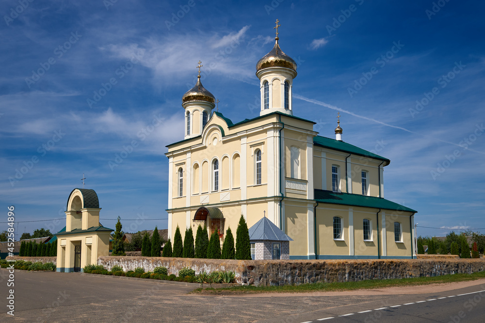 Church of the Nativity of St. John the Baptist in Vishnevets village, Minsk region, Stolbtsy district,  Belarus.