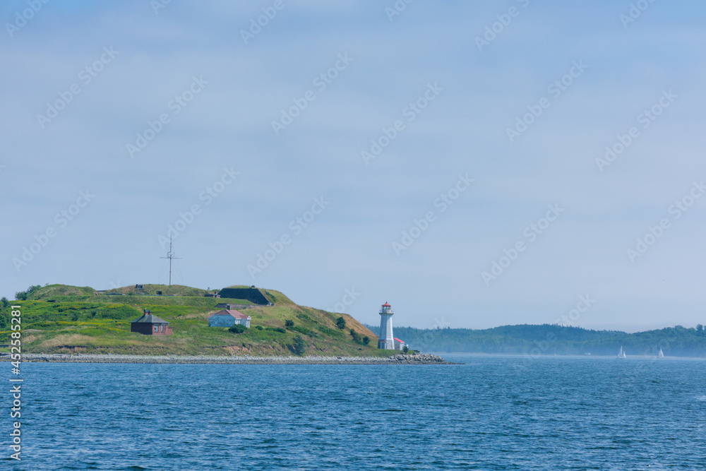 Georges Island in Halifax Bay