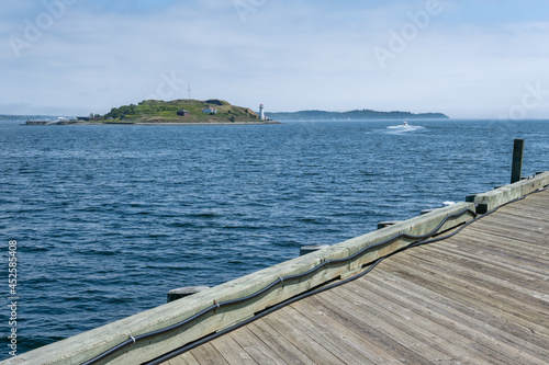 Georges Island in Halifax Bay