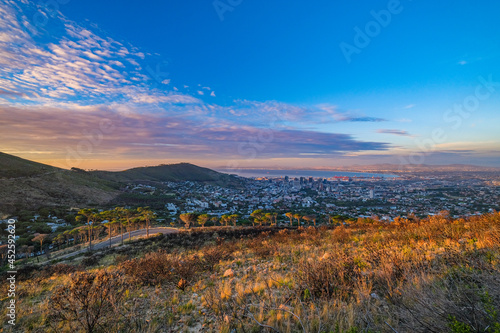 Beautiful sunset in Cape Town, South Africa © fotorudi_101