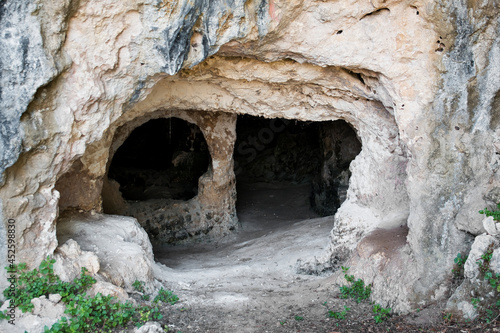 Ancient necropolis in Apulia photo
