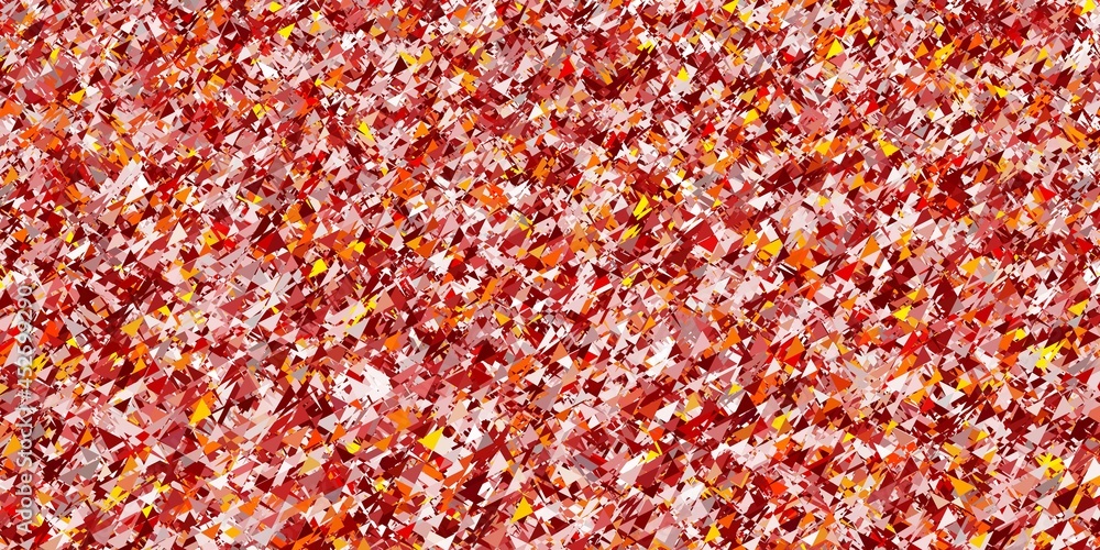 Light red, yellow vector background with polygonal forms. Light red, yellow vector background with polygonal forms.