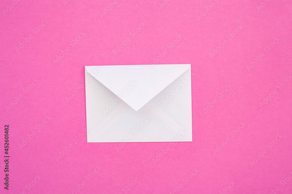 Blank envelope isolated background arranged for mockup design Blank envelope isolated background arranged for mockup design