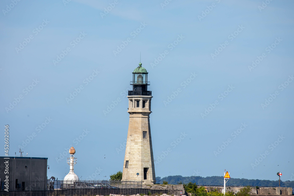Buffalo Main and Buffalo North Breakwater Lighthouses