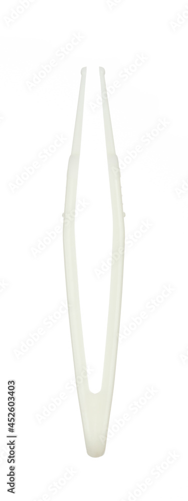 Nasal Tweezers isolated on a white background Nasal Tweezers isolated on a white background