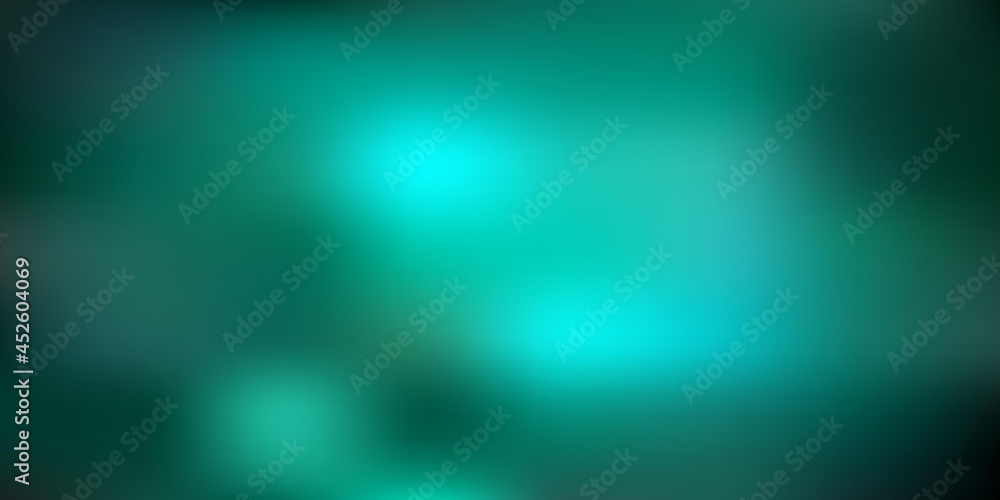 Dark green vector gradient blur template. Dark green vector gradient blur template.