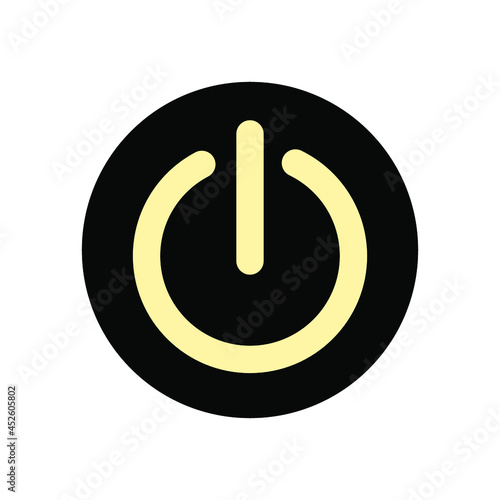 power button icons symbol vector elements for infographic web
