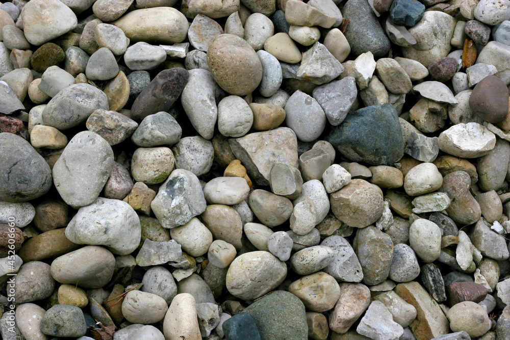Background made of pile of small stones Background made of pile of small stones