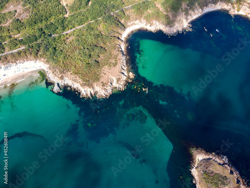 Aerial view of Arkutino region near resort of Dyuni, Bulgaria