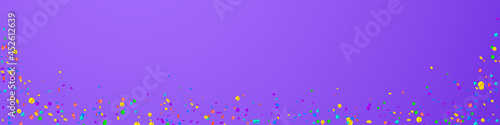 Festive admirable confetti. Celebration stars. Bri