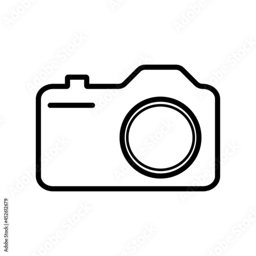 Digital camera icon vector layout